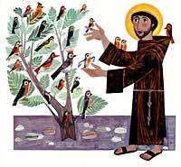 ASSISI--BERUFE--DER--DIOEZESANSTELLE--FRANZ--FRANZISKUS--KIRCHE--VOEGEL