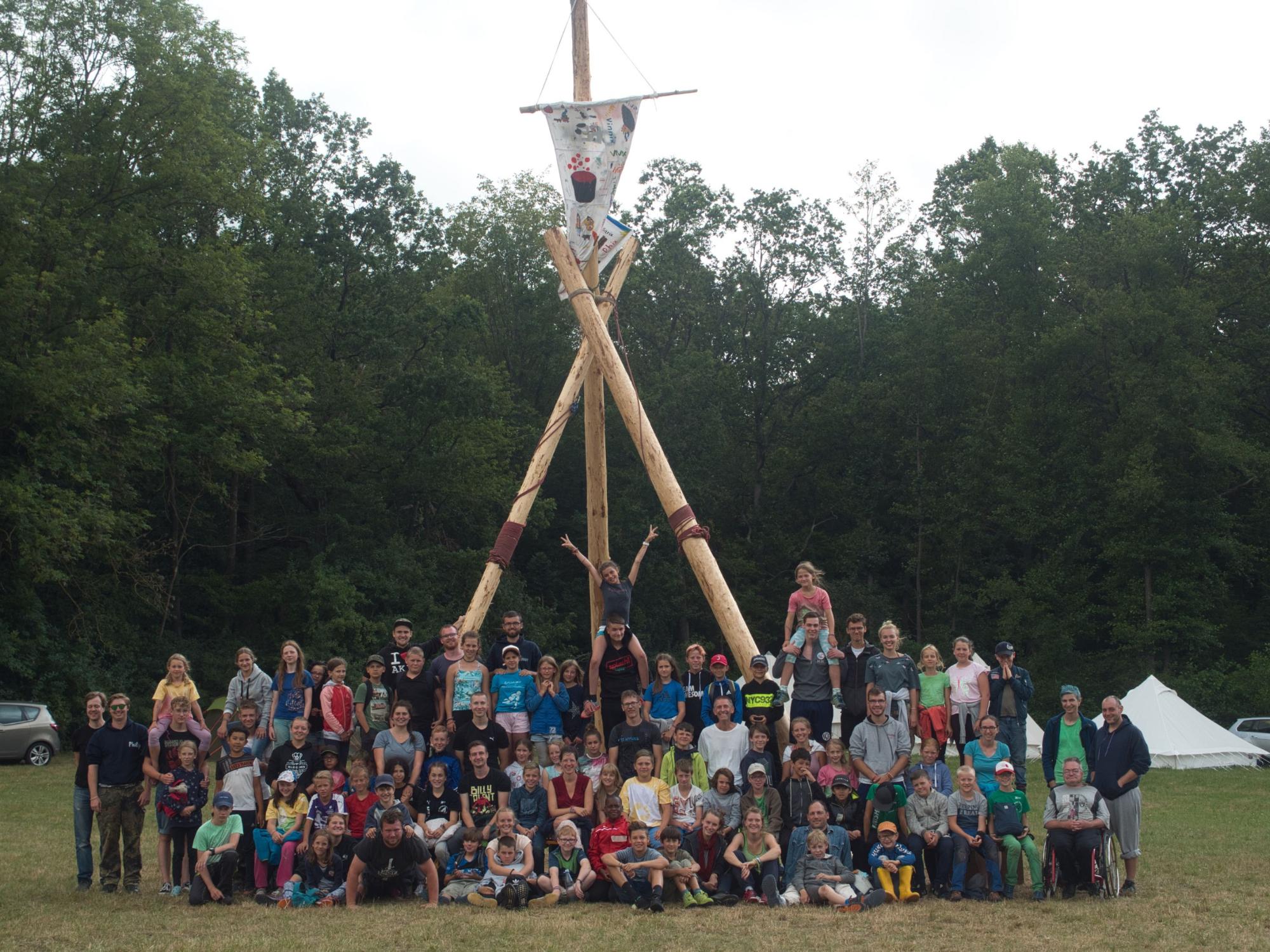 Abschlussfoto Zeltlager 1 - 2019