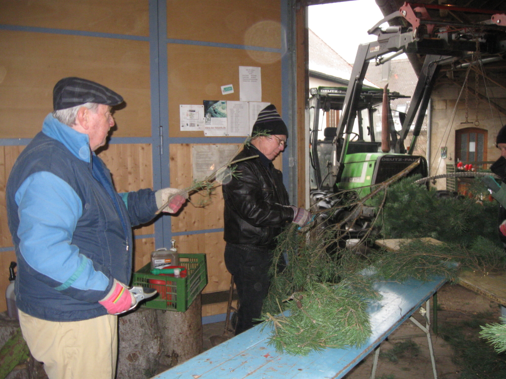 Adventskranzbinden 2013