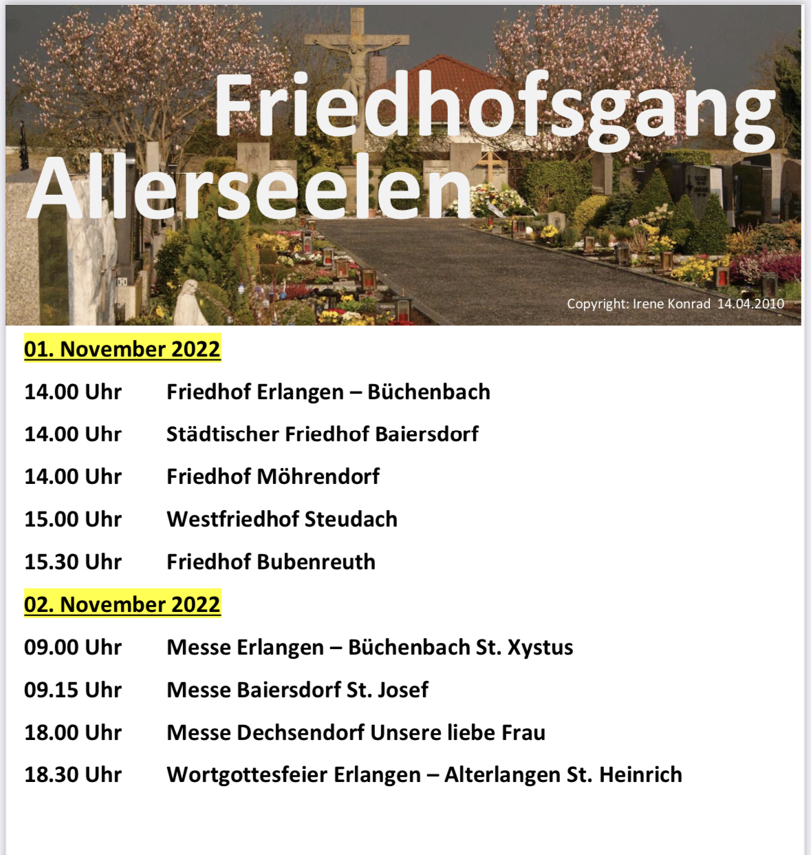Allerseelen 2022