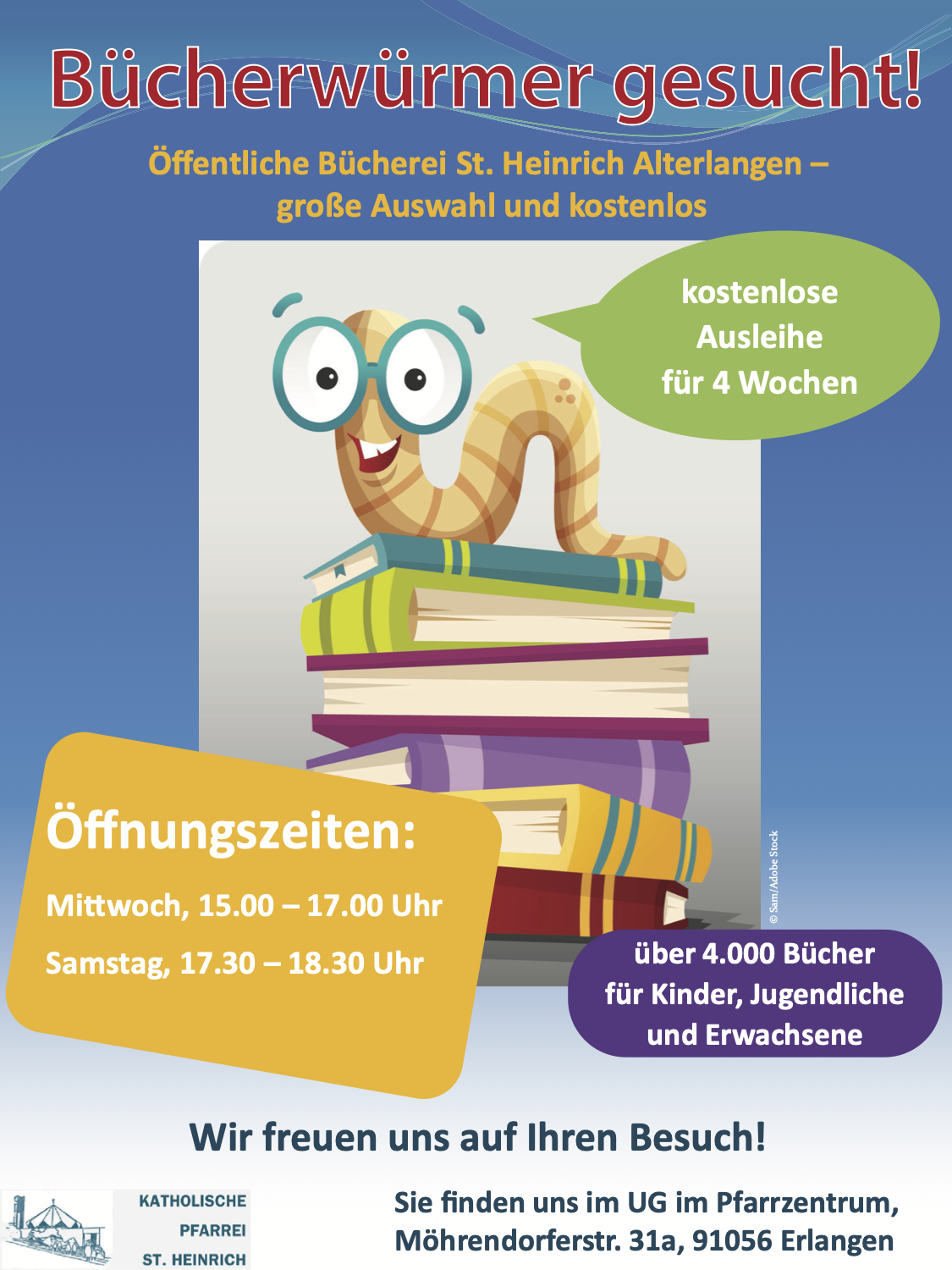 Bücherwurm gesucht