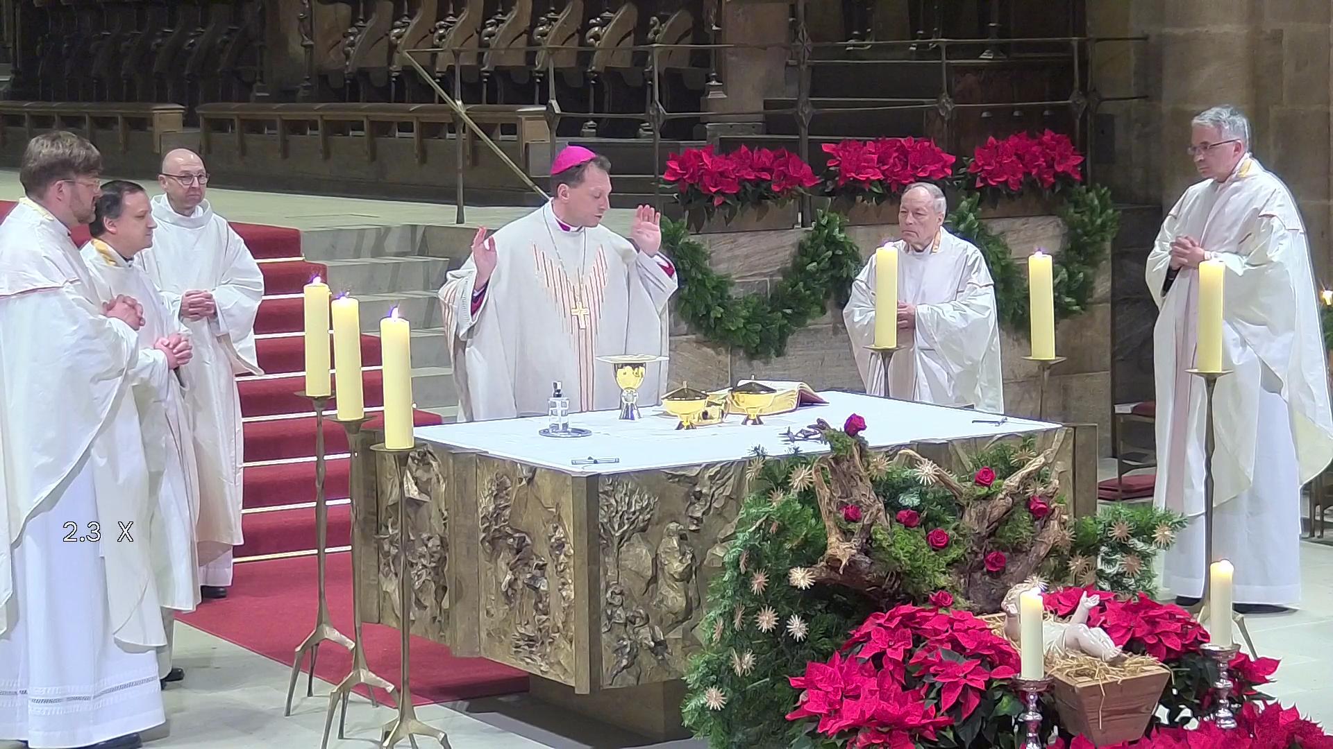 Christmette mit Weihbischof Gössl Christmette 2022