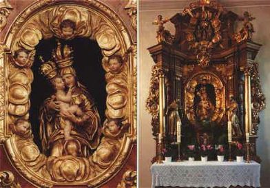 Bild vom Altar der Marienkapelle Dechsendorf