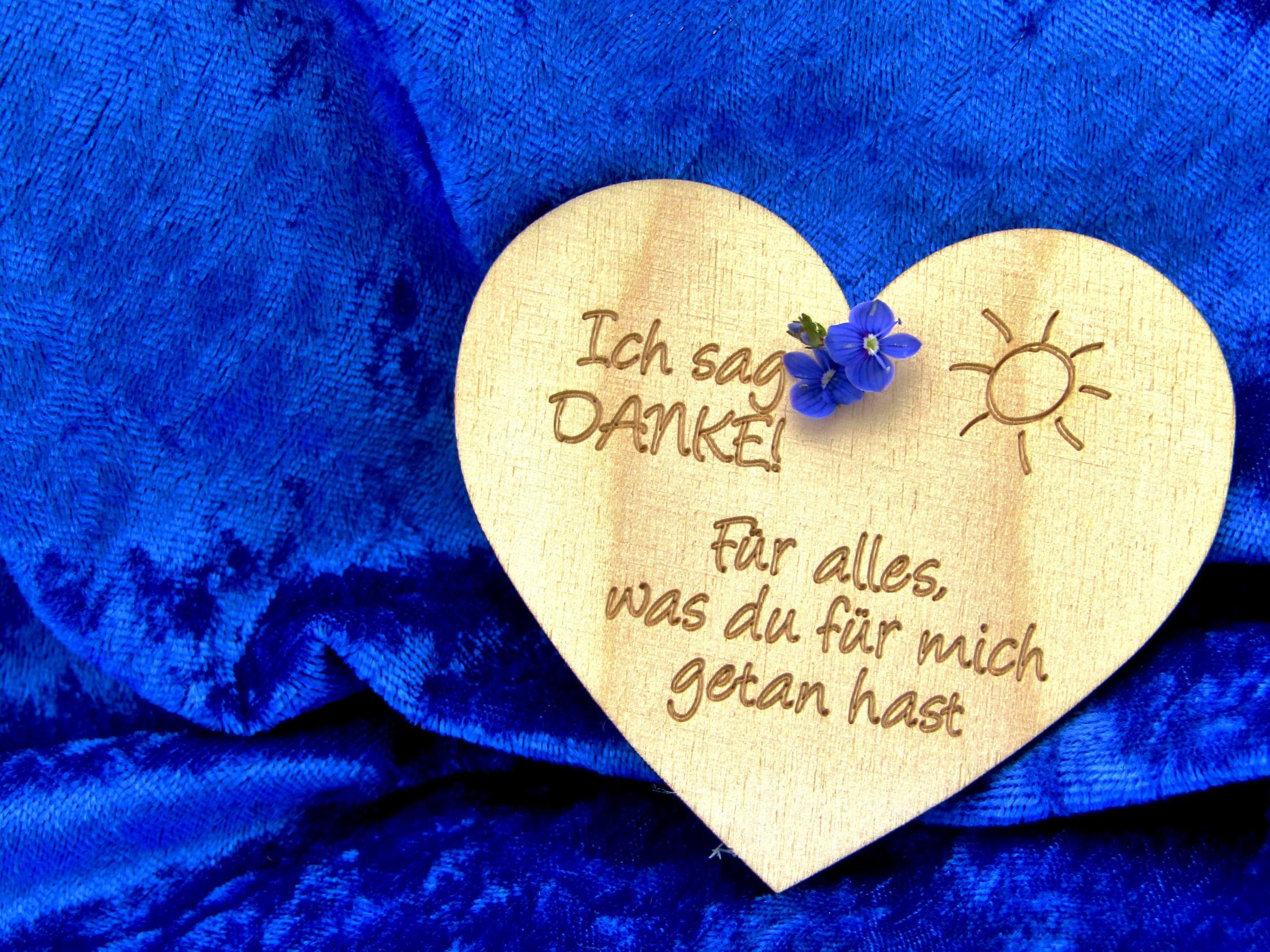 „Danke“ sagen
