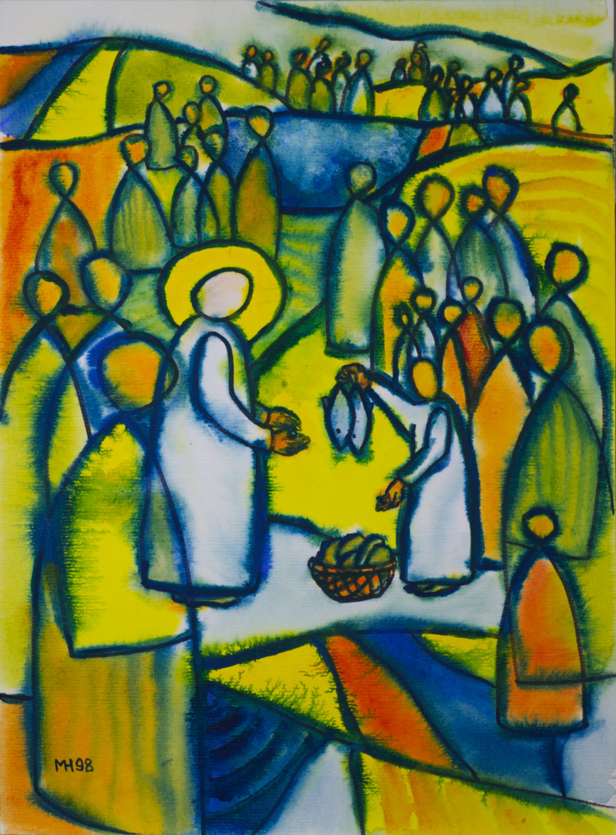 Die Speisung der Fünftausend (Mt 14, 13–21)