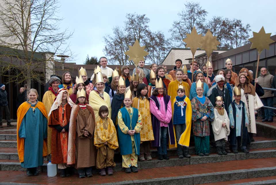 Gruppenfoto Sternsinger 2012