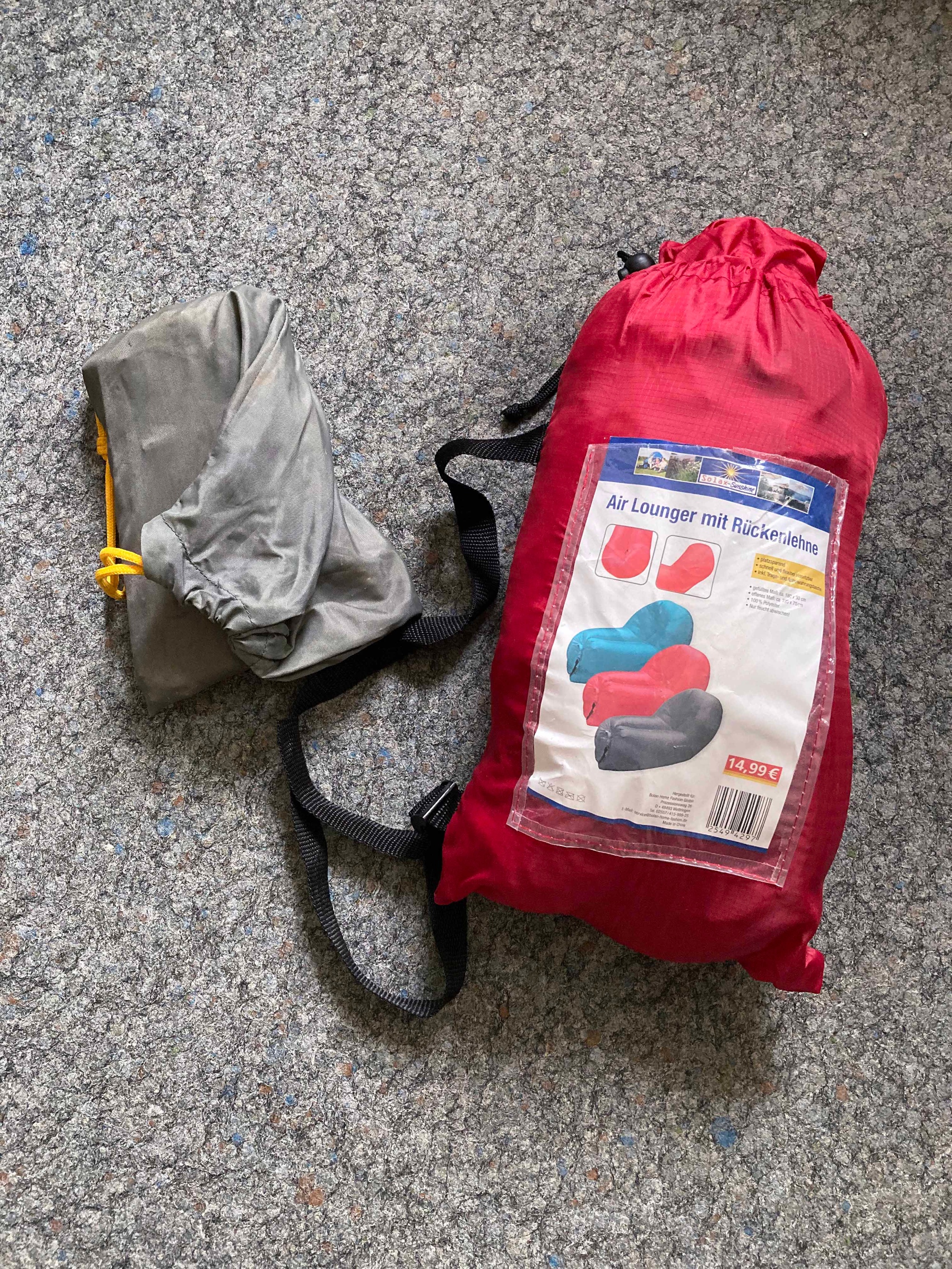 Heringe und Sitzsack Zeltlager 2021 - Fundsachen