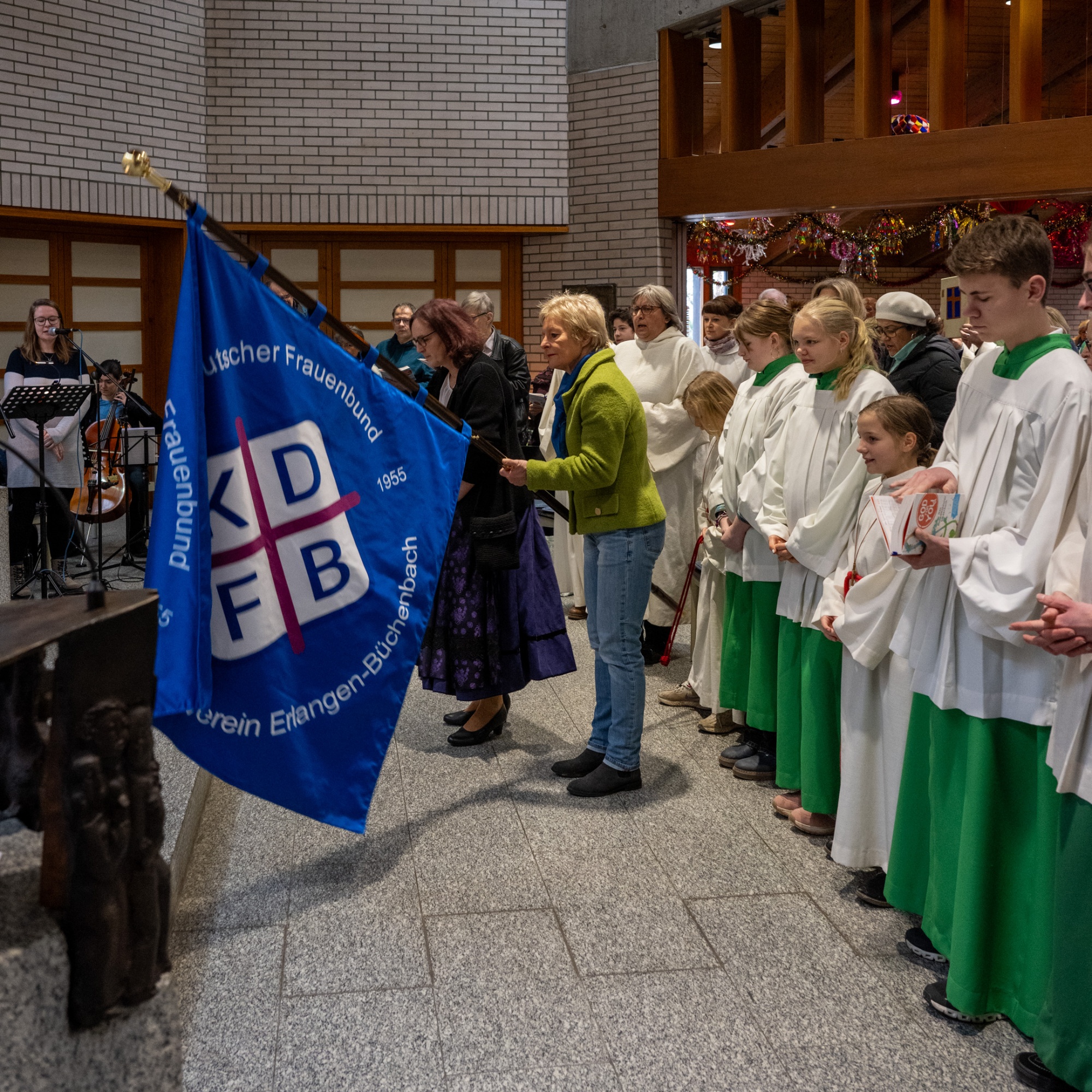 Im Gottesdienst feierten wir auch das Vereinsjubiläum des Frauenbunds. Gottesdienst Erlangen-West