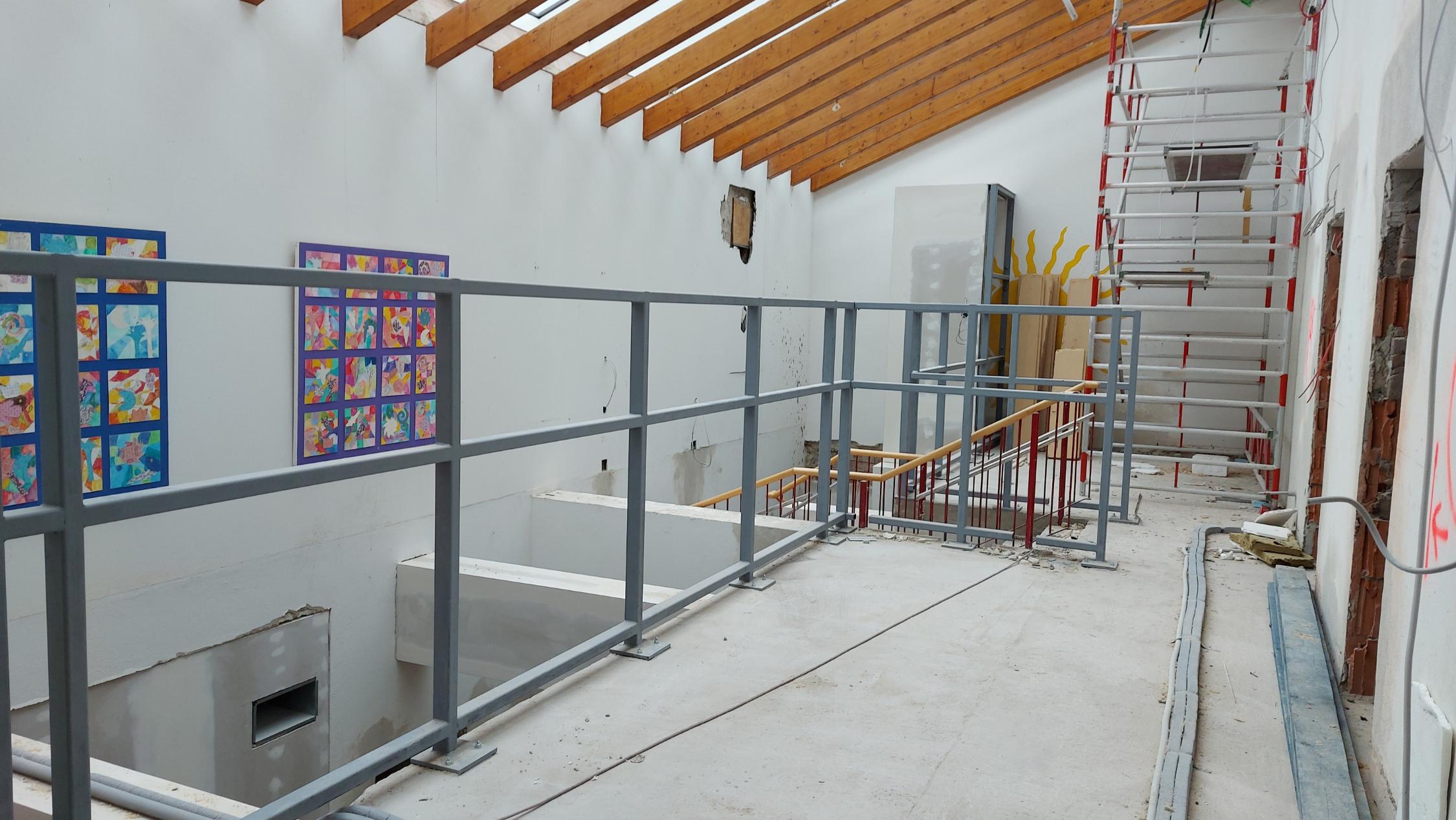 KiGa Baustelle oberes Foyer