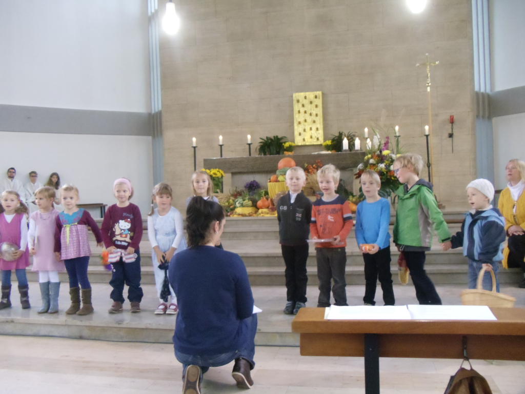 Kindergartengottesdient zu Erntedank