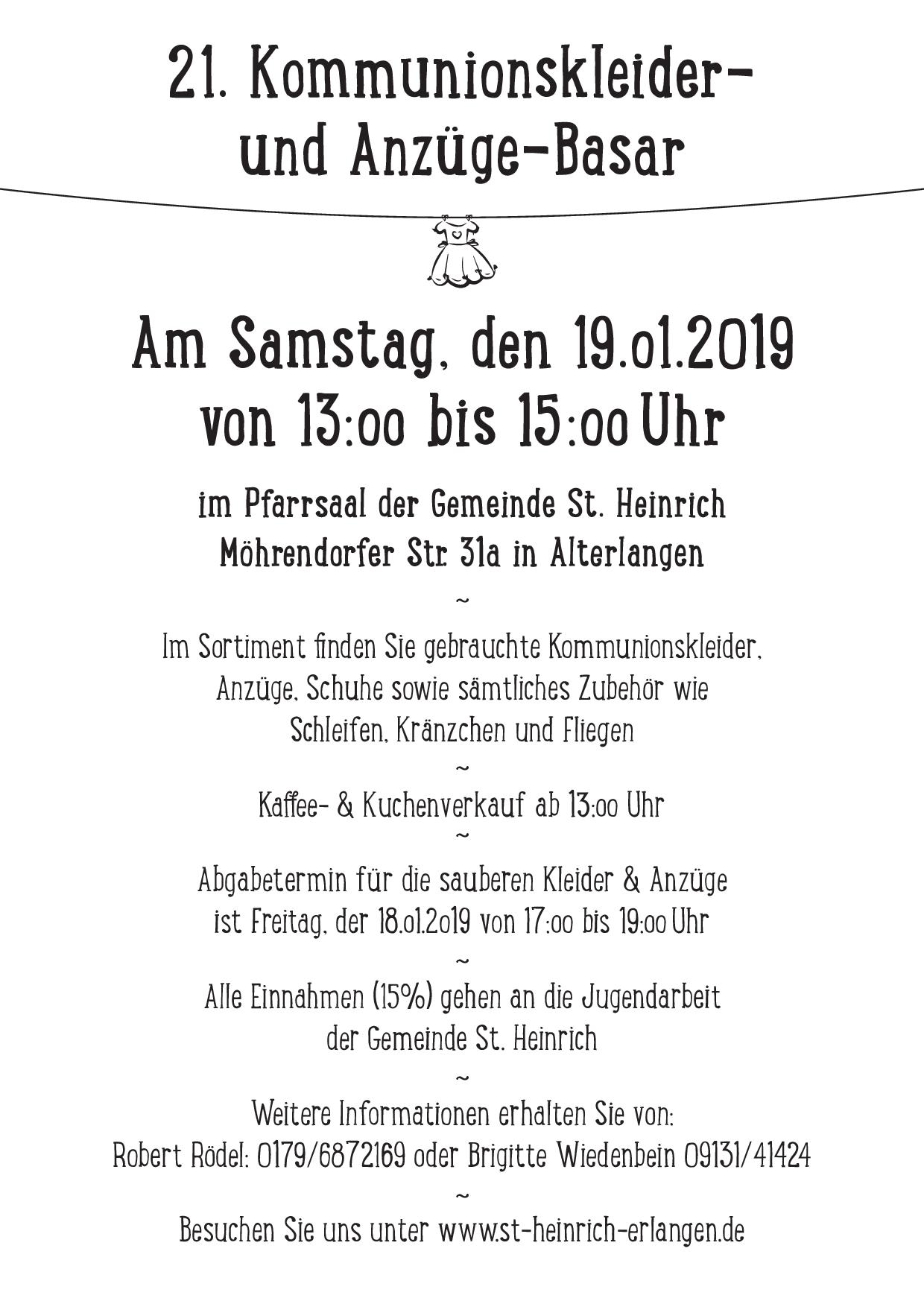 Kleiderbasar St. Heinrich