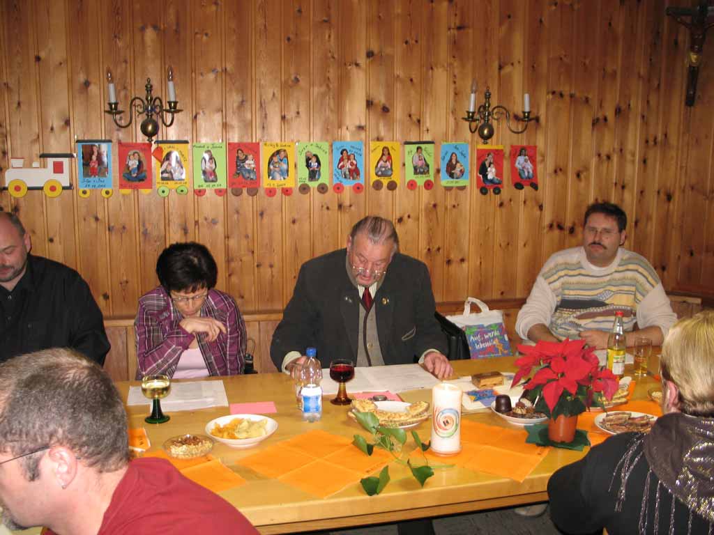 Kolpingvorstand Bubenreuth Kolping Jahreshauptversammling 2010