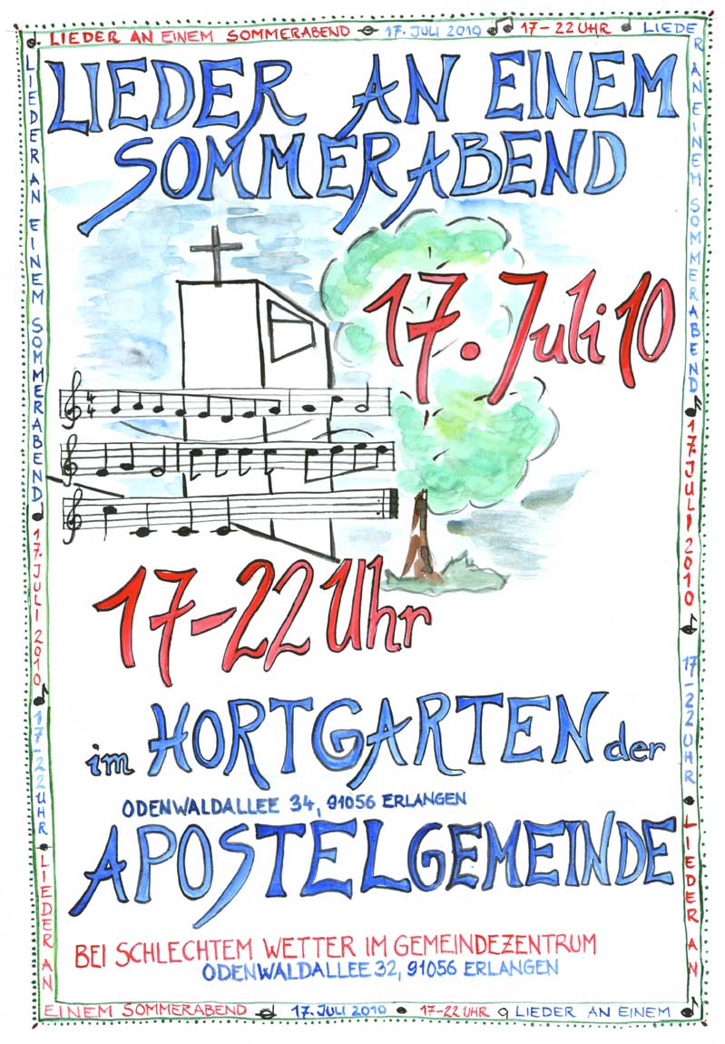 Lieder an einem Sommerabend
