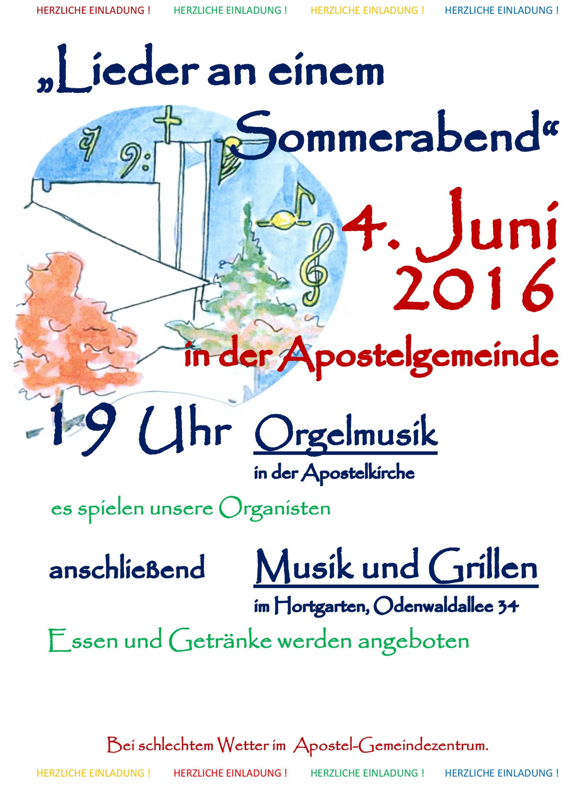 Lieder an einem Sommerabend