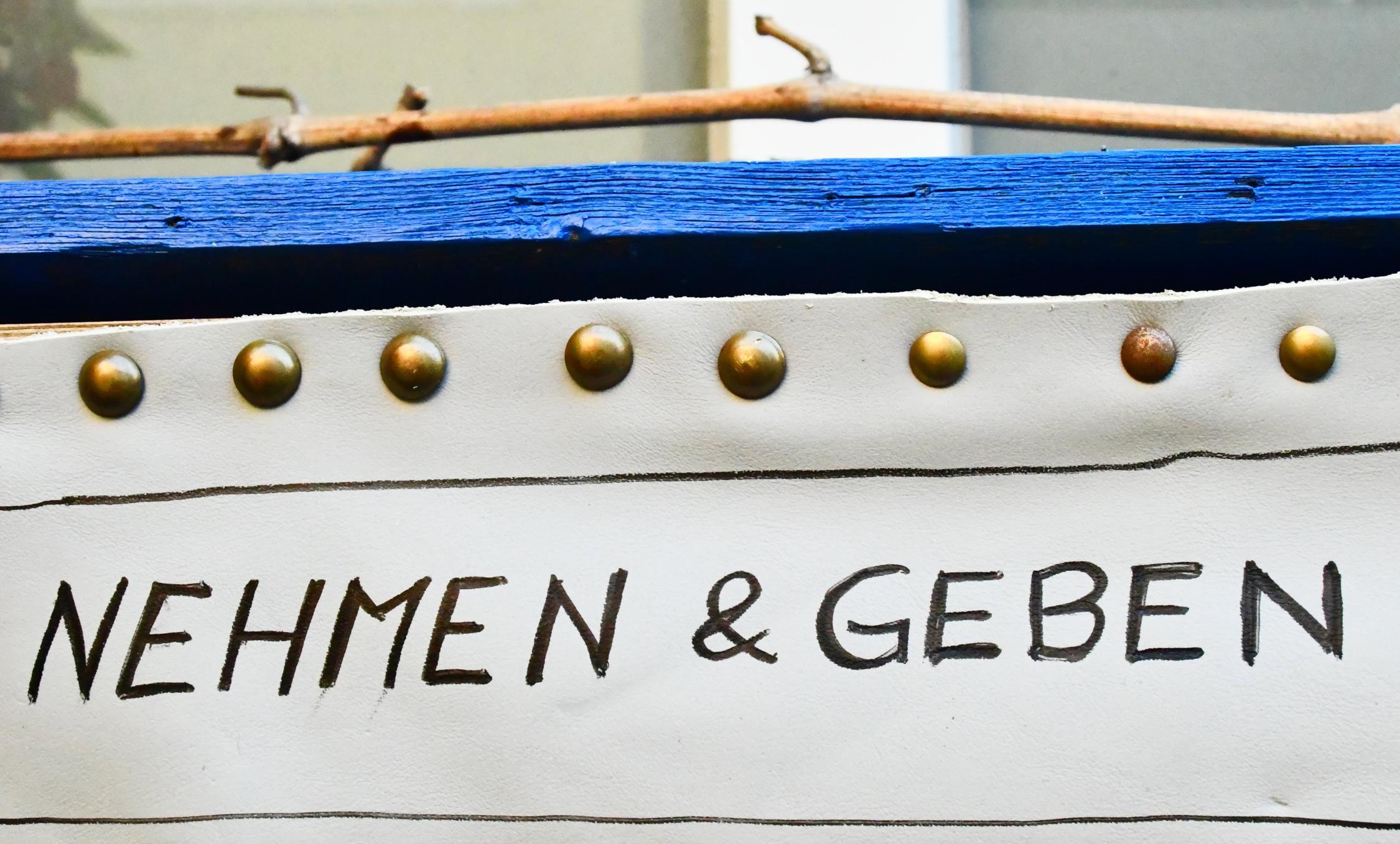 Nehmen und geben