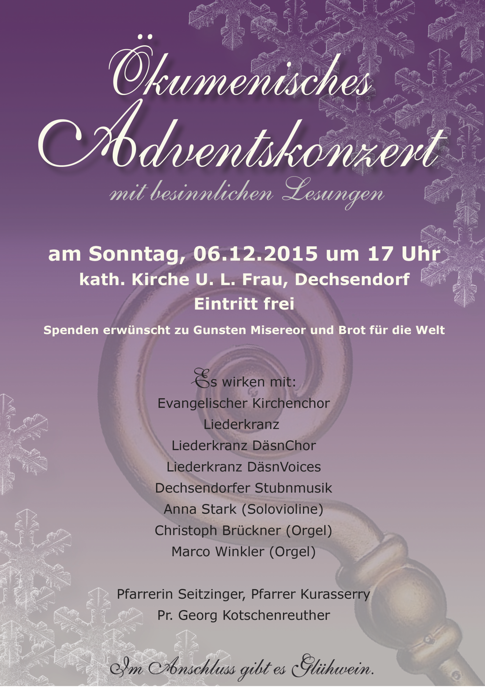 Ökumenisches Adventskonzert 2015