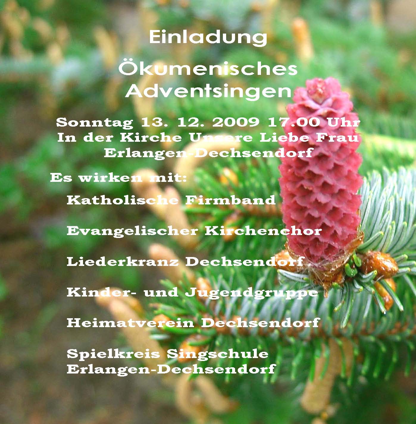 Ökumenisches Adventssingen 2009