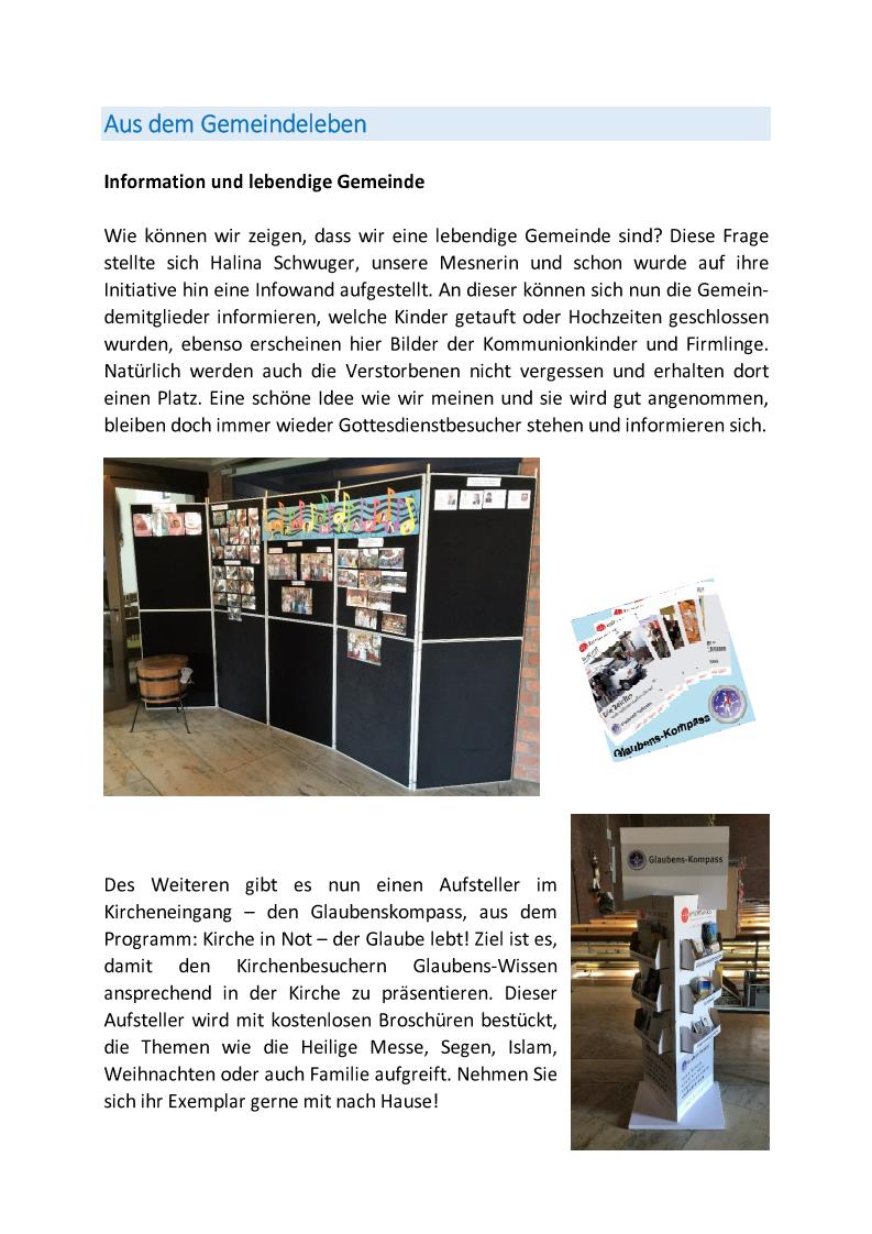 Pfarrbrief 2016