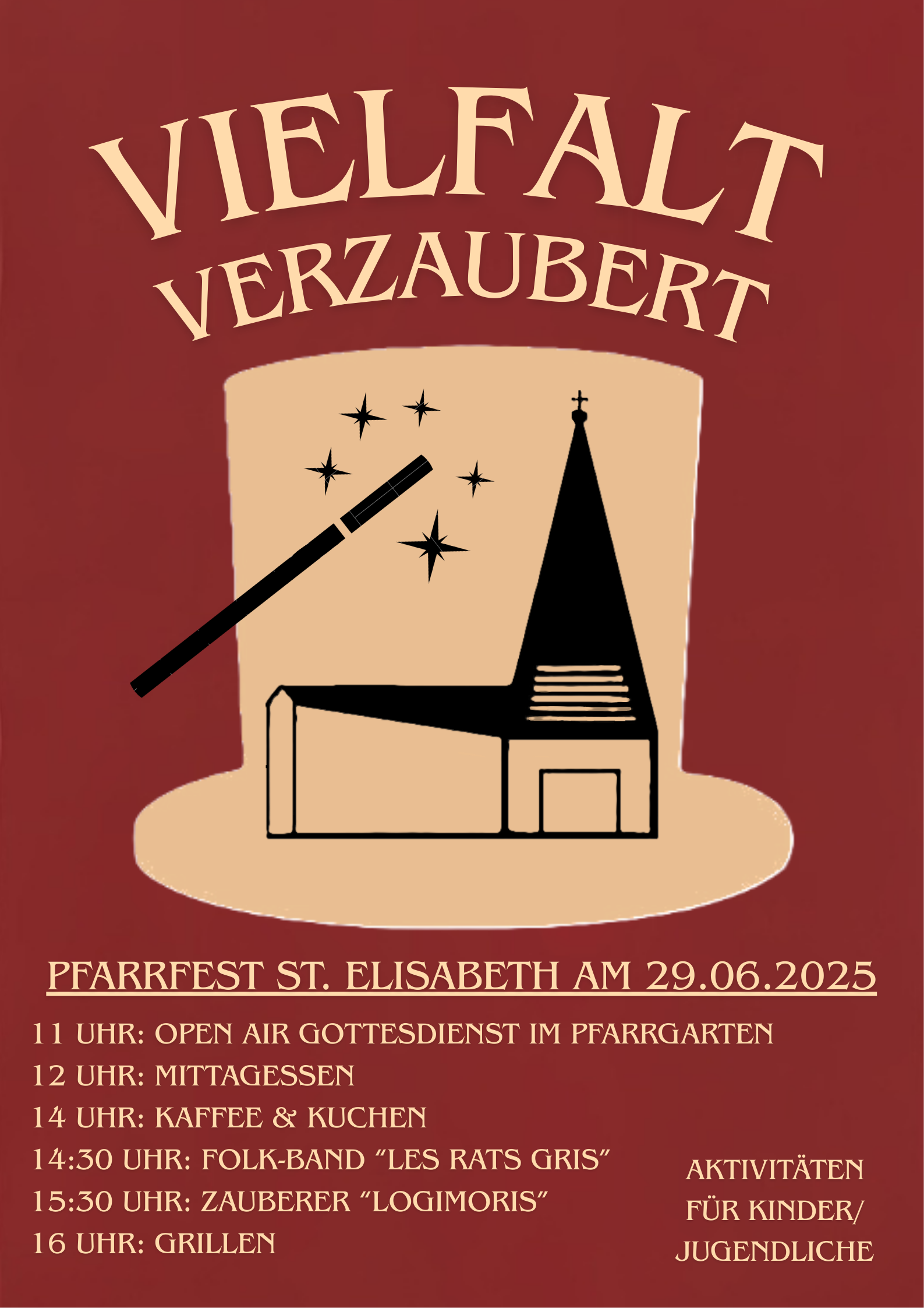 Plakat Pfarrfest 2025