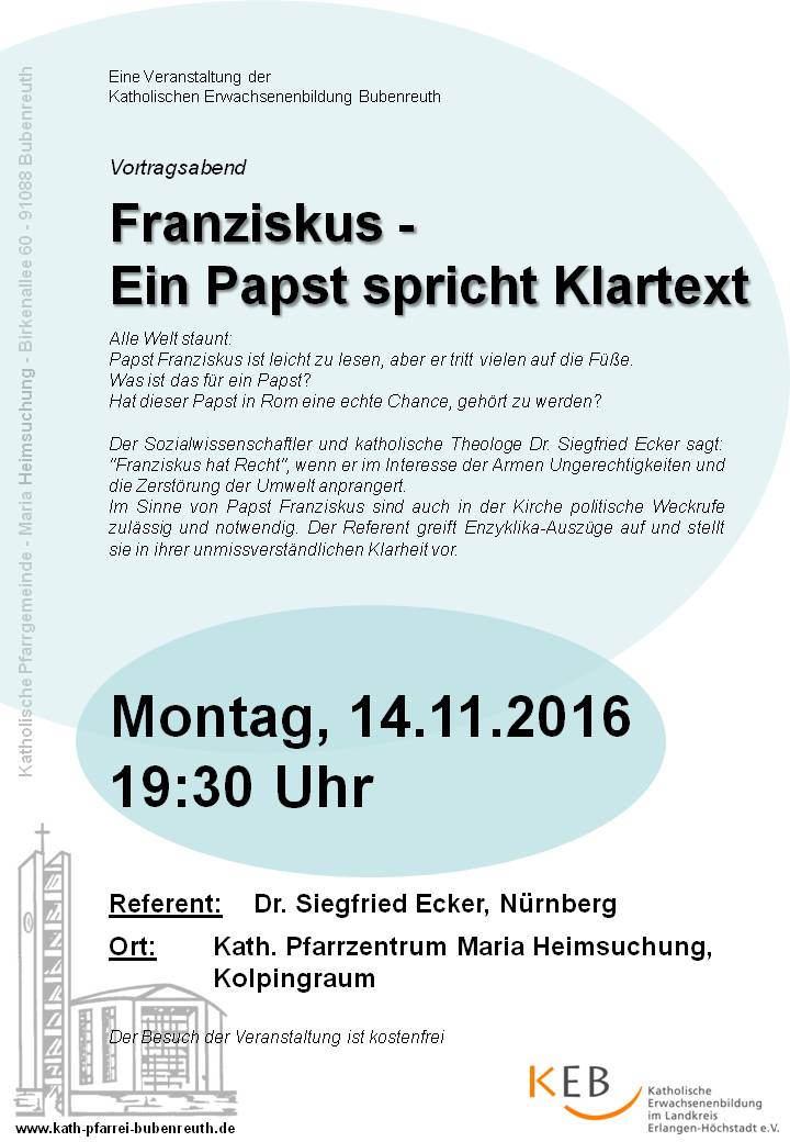 Franziskus - Ein Papst spricht Klartext