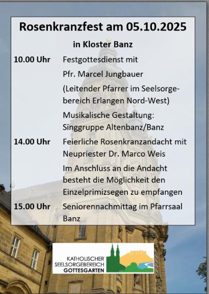Rosenkranzfest BAnz