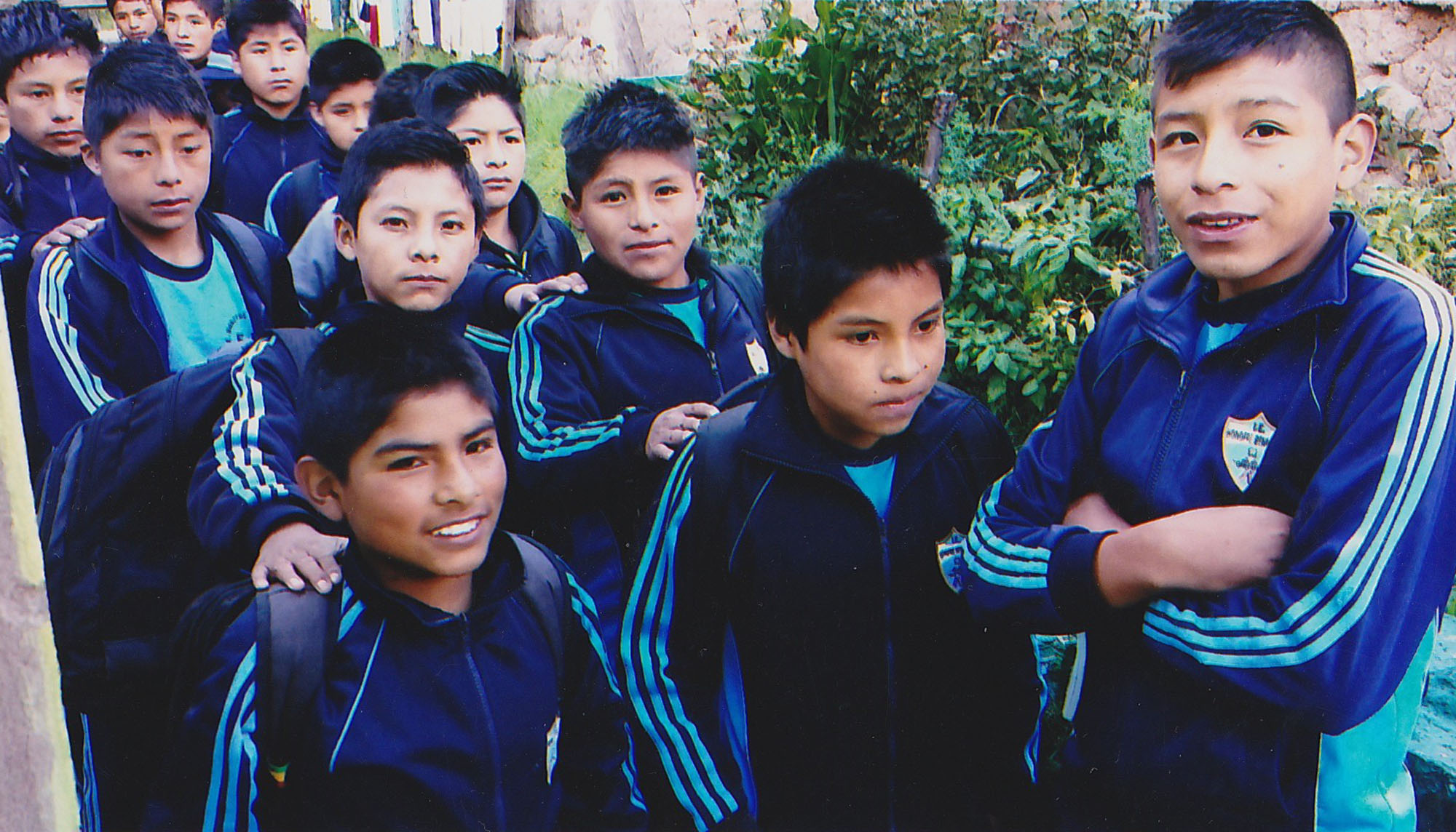 Schüler der Herberge in Tomepampa Peru