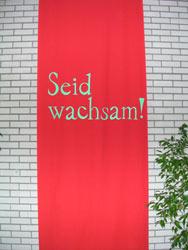 Seid wachsam!