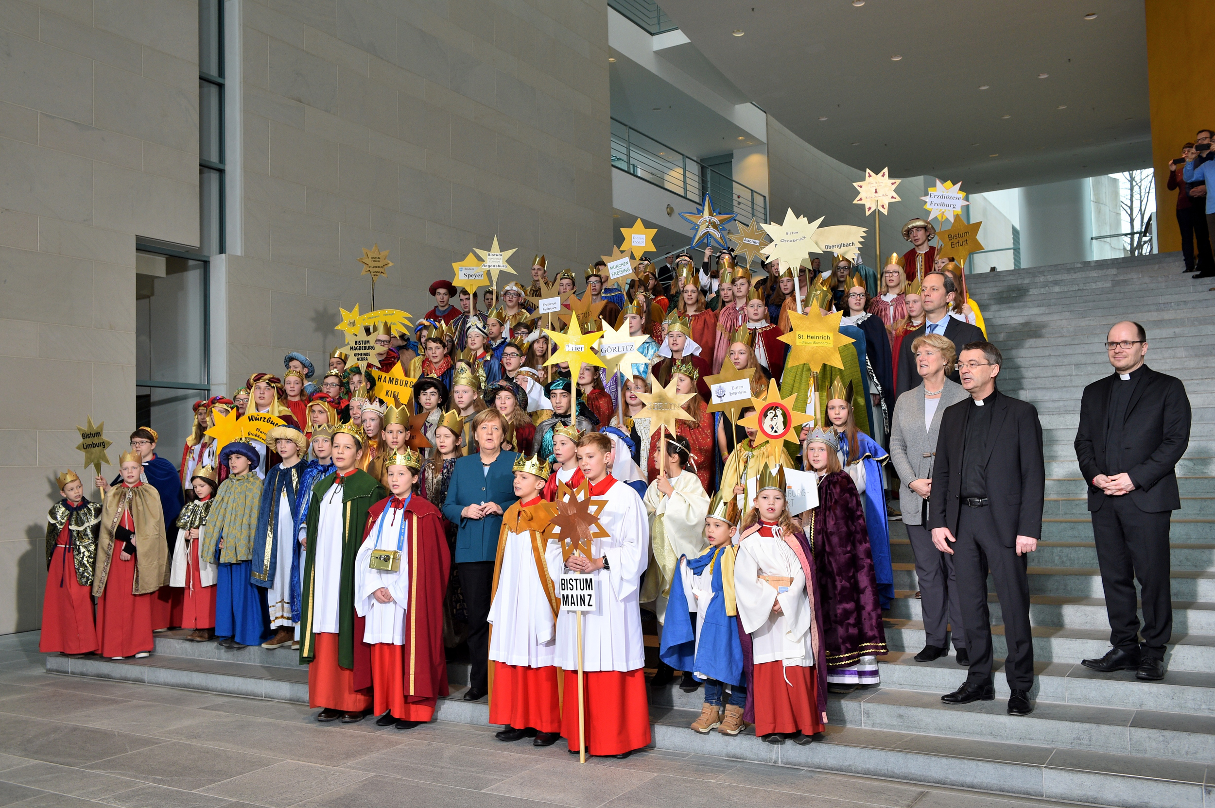 Sternsinger im Bundeskanzleramt