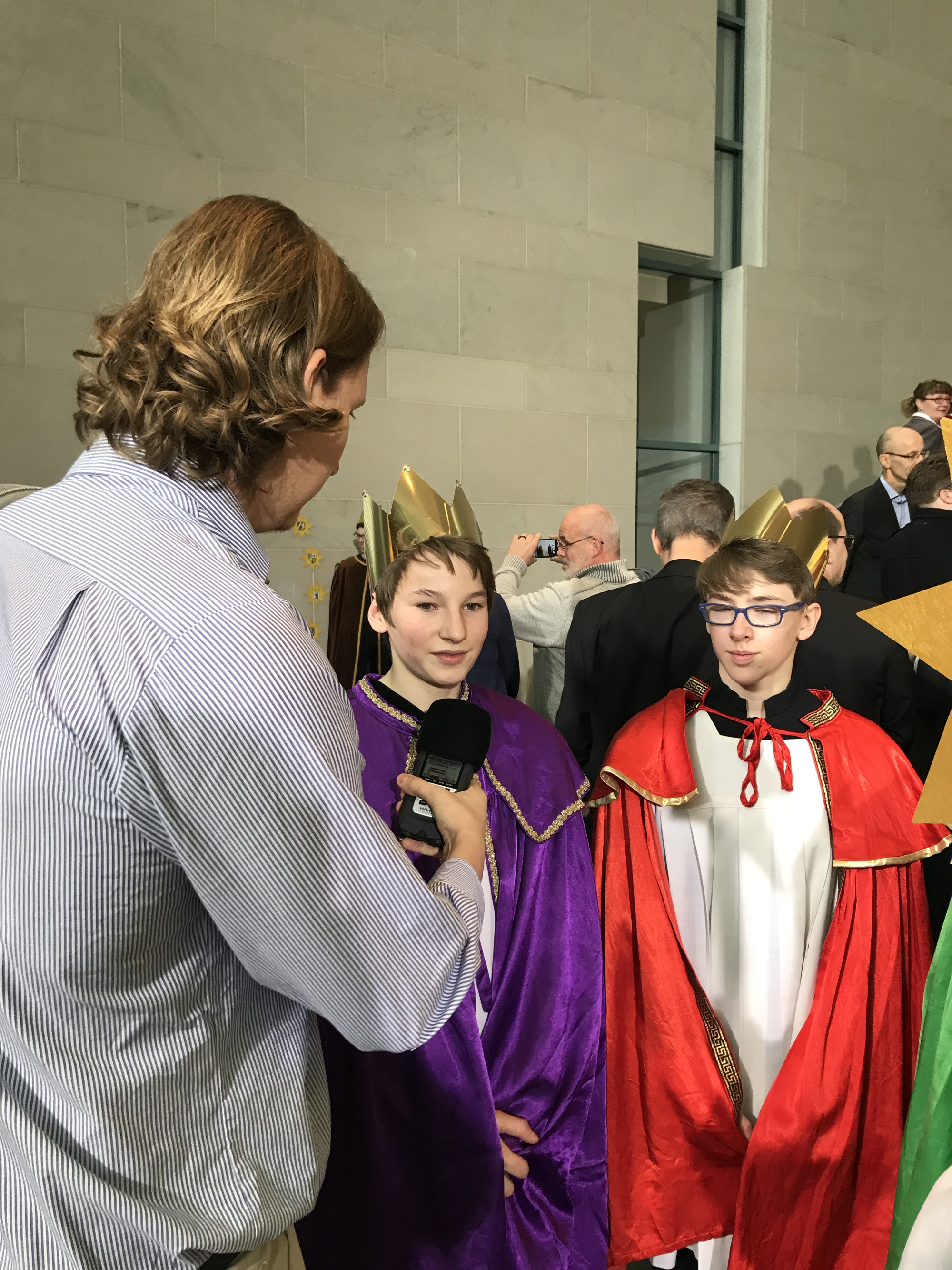 Sternsinger im Bundeskanzleramt