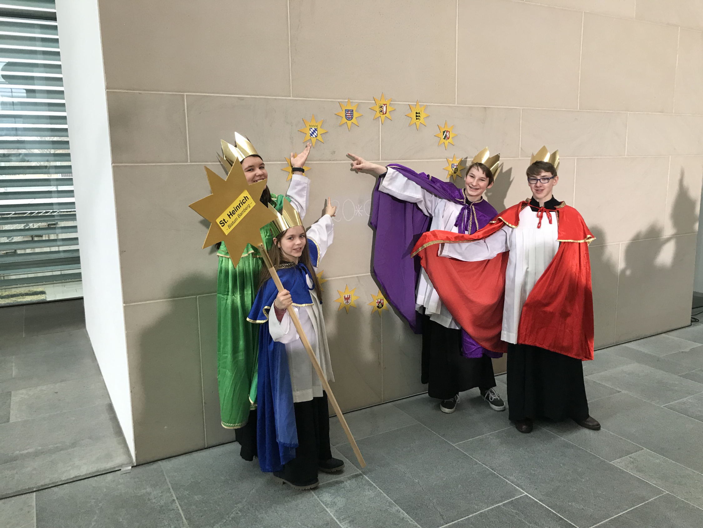 Sternsinger im Bundeskanzleramt