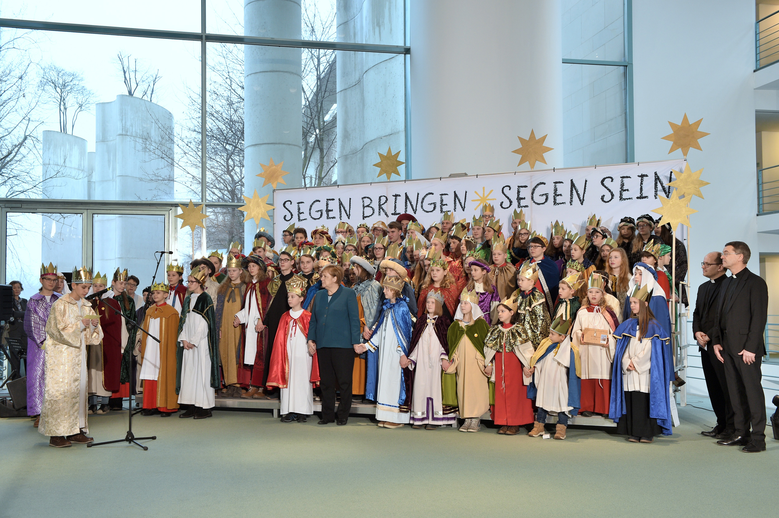Sternsinger im Bundeskanzleramt