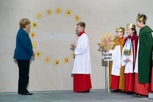 Sternsinger im Bundeskanzleramt