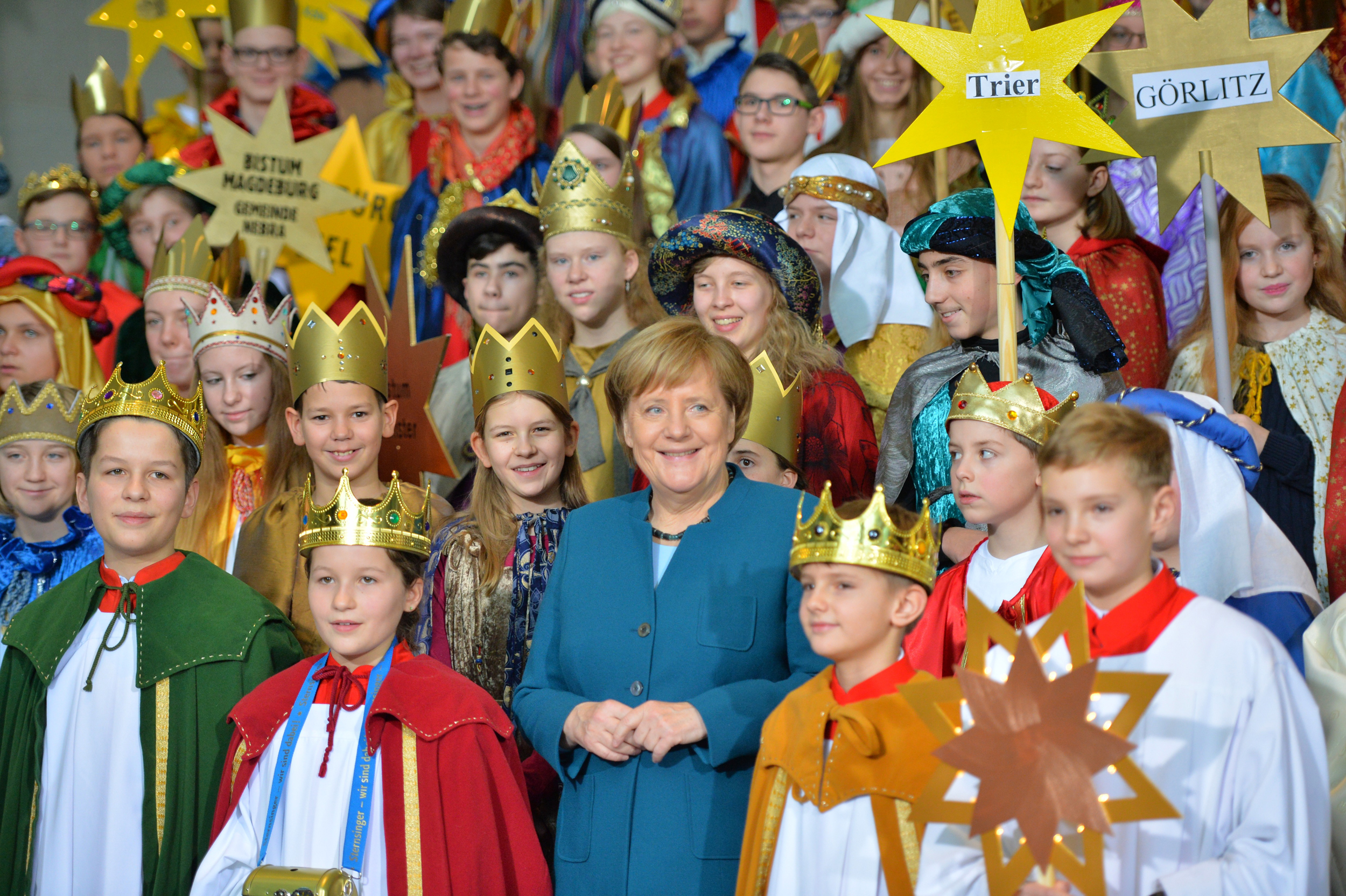 Sternsinger im Bundeskanzleramt