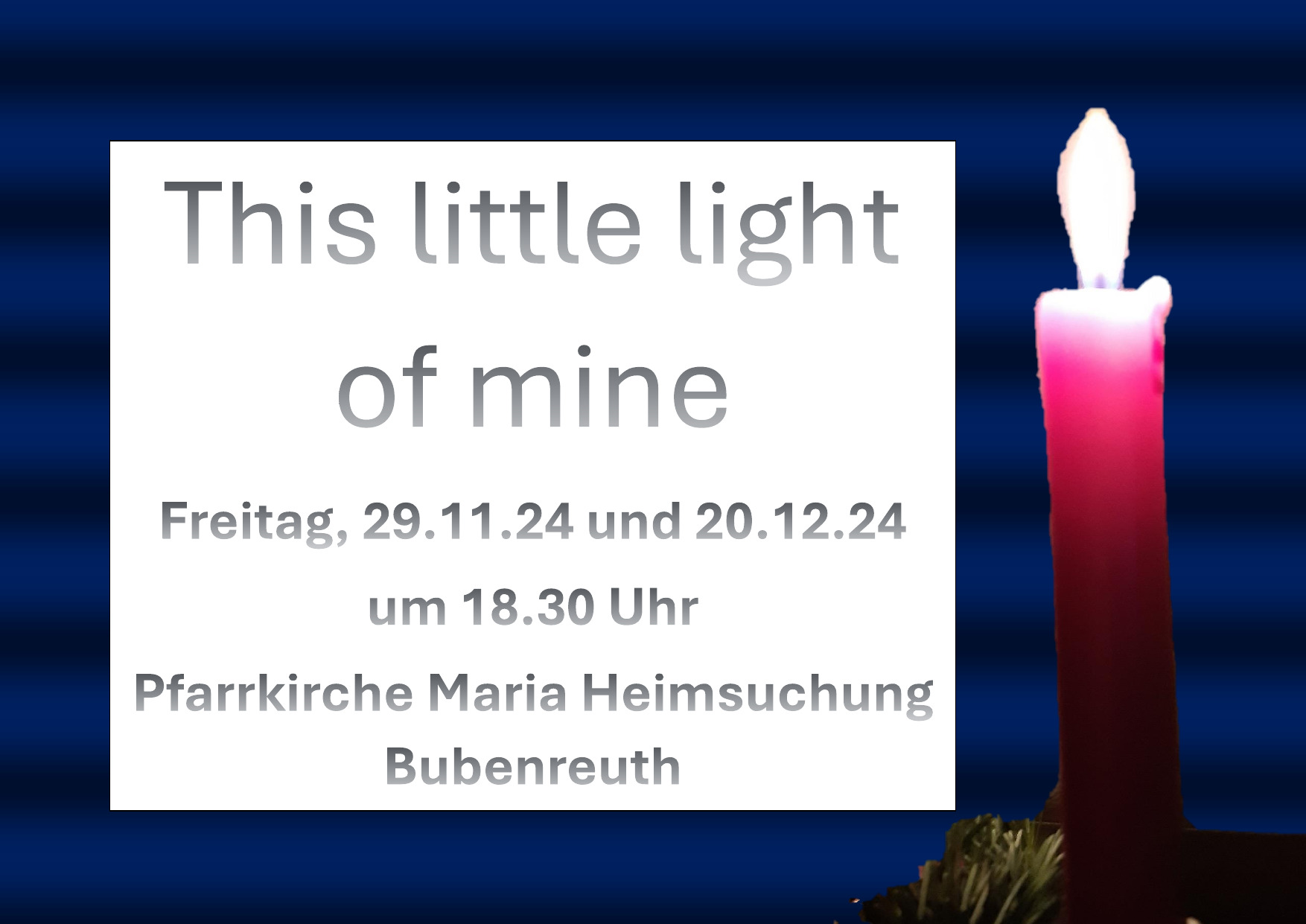 This little light of mine