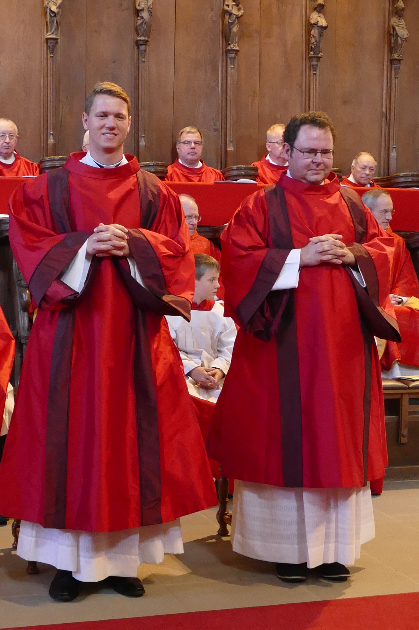 Tobias Löffler und Christian Wohlfahrt wurden im Bamberger Dom zu Diakonen geweiht Diakonenweihe