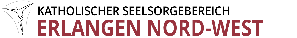 Logo und Schriftzug im Kopf der Homepage des Erlanger Seelsorgebereichs Nord-West mit Verlinkung